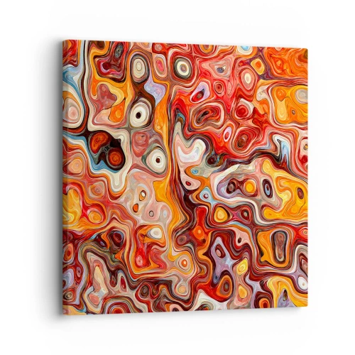 Quadro em tela - Se as nozes tivessem derretido no mel - 30x30 cm