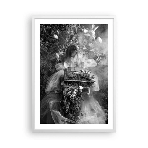 Pôster em moldura branca - A própria mãe – natureza - 50x70 cm