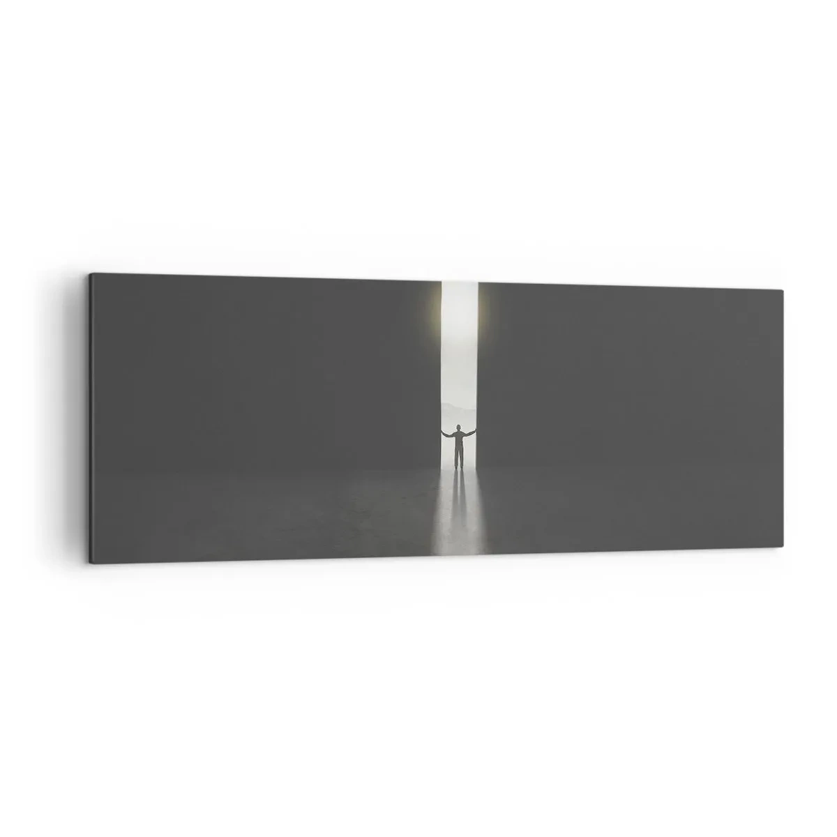 Quadro em tela - Um passo para um futuro brilhante - 140x50 cm