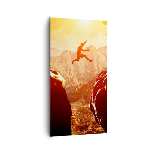 Quadro em tela - Superando os limites - 65x120 cm