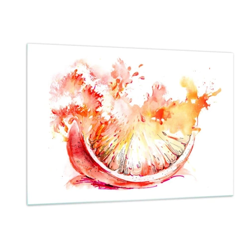 Quadro em vidro - Refresco suculento - 120x80 cm