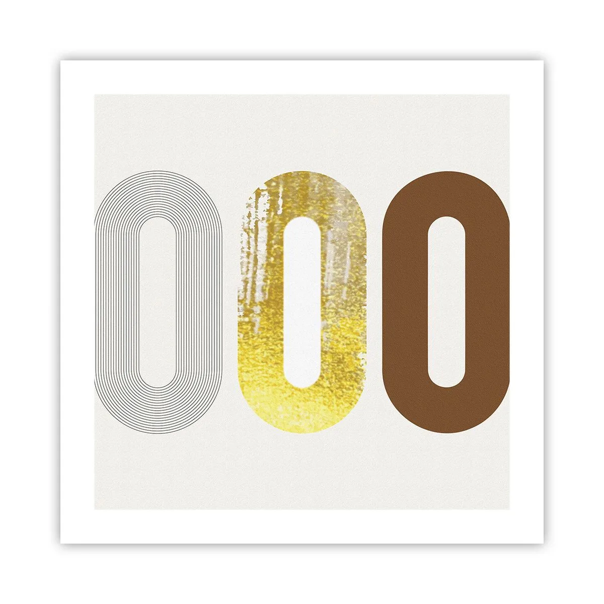 Pôster - Uuu! - 50x50 cm