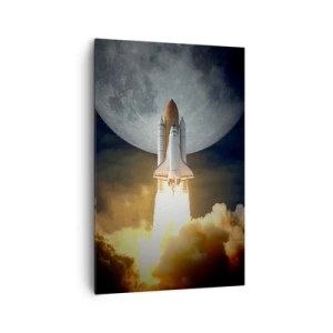 Quadro em tela - O início de uma aventura sobrenatural - 80x120 cm