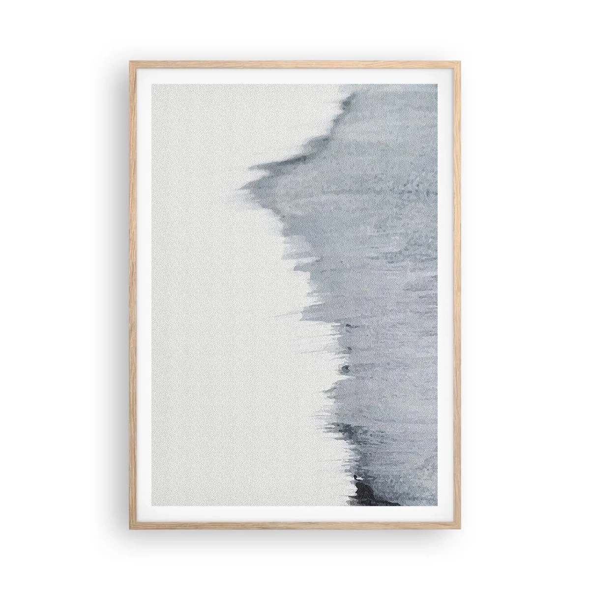 Pôster com moldura de carvalho claro - Um registo misterioso - 70x100 cm