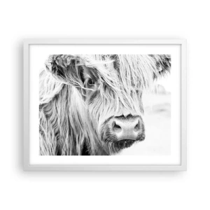 Pôster em moldura branca - Natureza selvagem escocesa - 50x40 cm