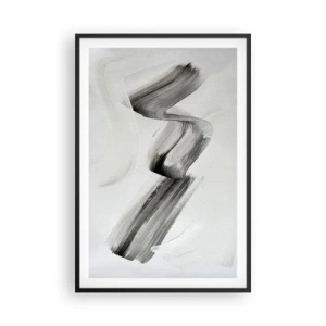 Pôster com moldura preta - Casualmente para se divertir - 61x91 cm