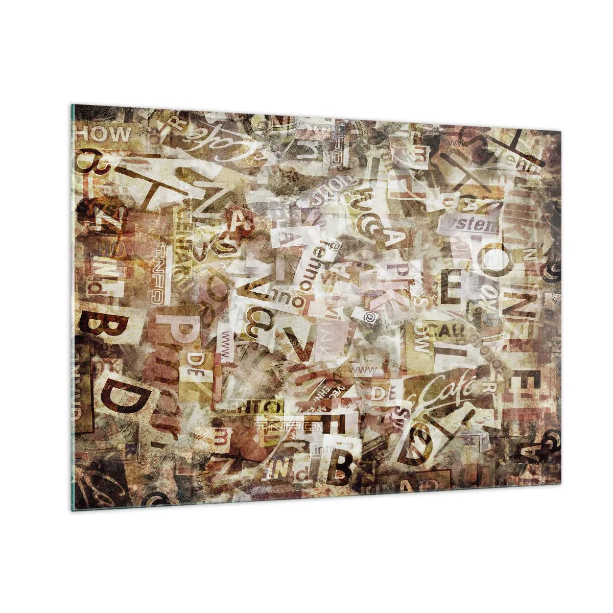 Quadro em vidro - Unificando a conversa fiada - 100x70 cm