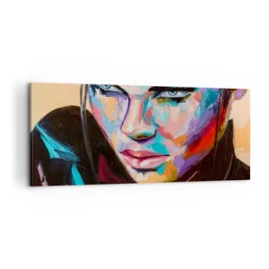 Quadro em tela - Coração selvagem - 120x50 cm