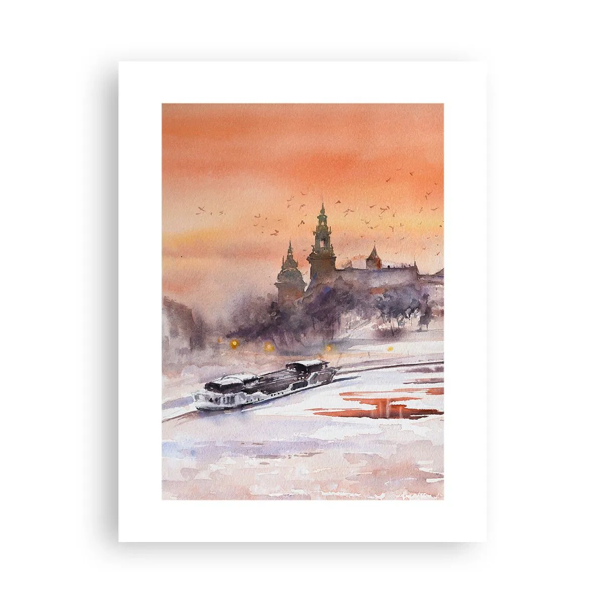 Pôster - Pôr do sol real - 30x40 cm