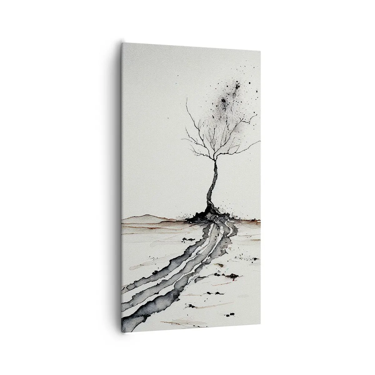 Quadro em tela - Melancolia de inverno - 65x120 cm
