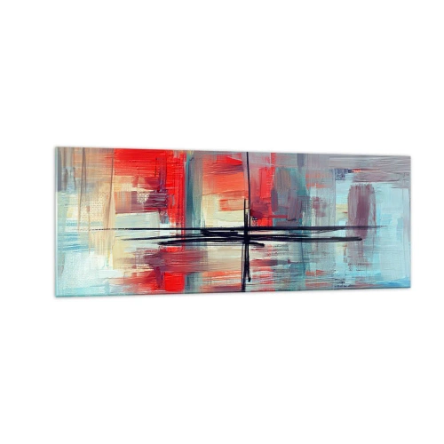 Quadro em vidro - Uma paisagem numa dimensão desconhecida - 140x50 cm