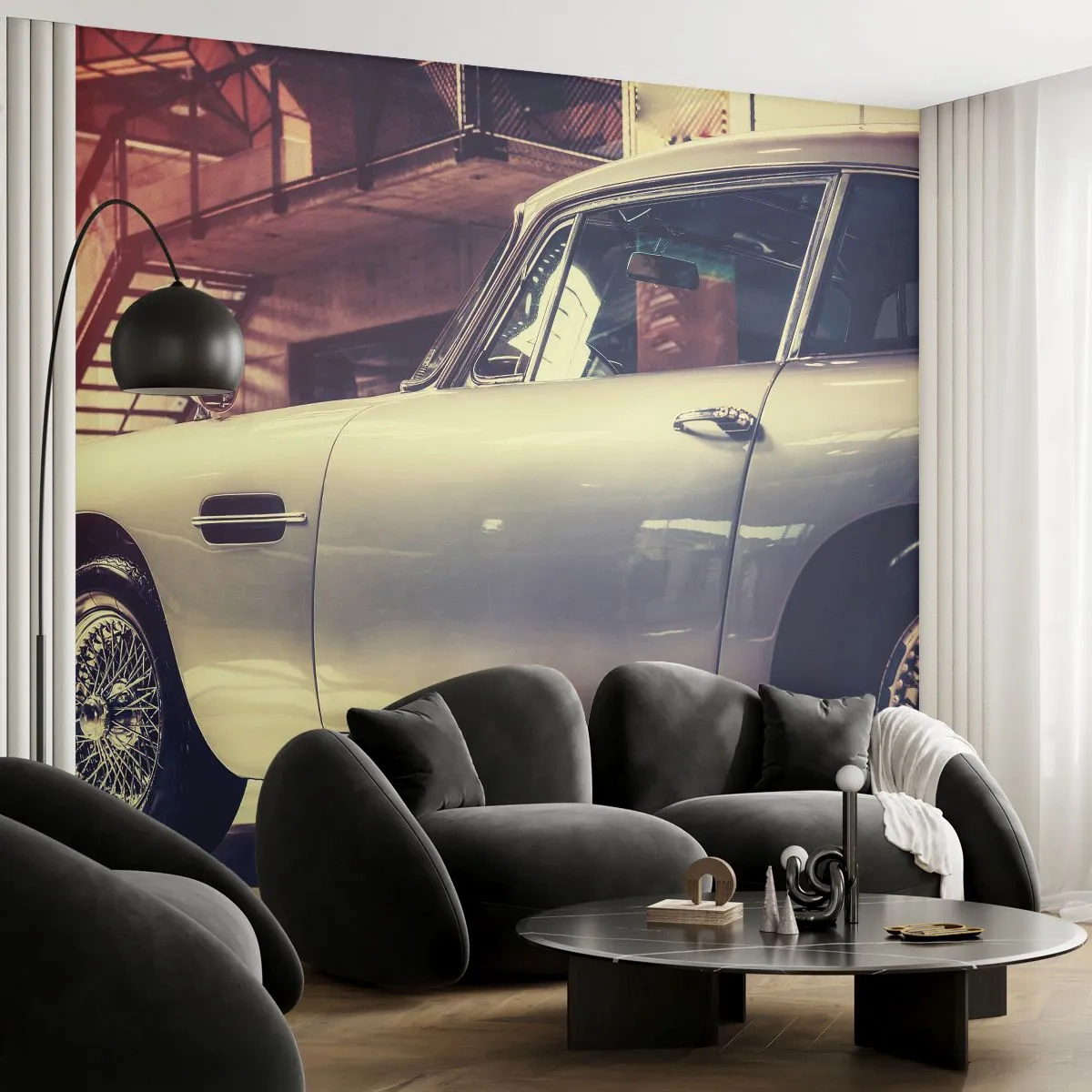Papel de Parede Standard Eco - Os clássicos não envelhecem - Carro, Automotivo, Vintage - 500x350 cm
