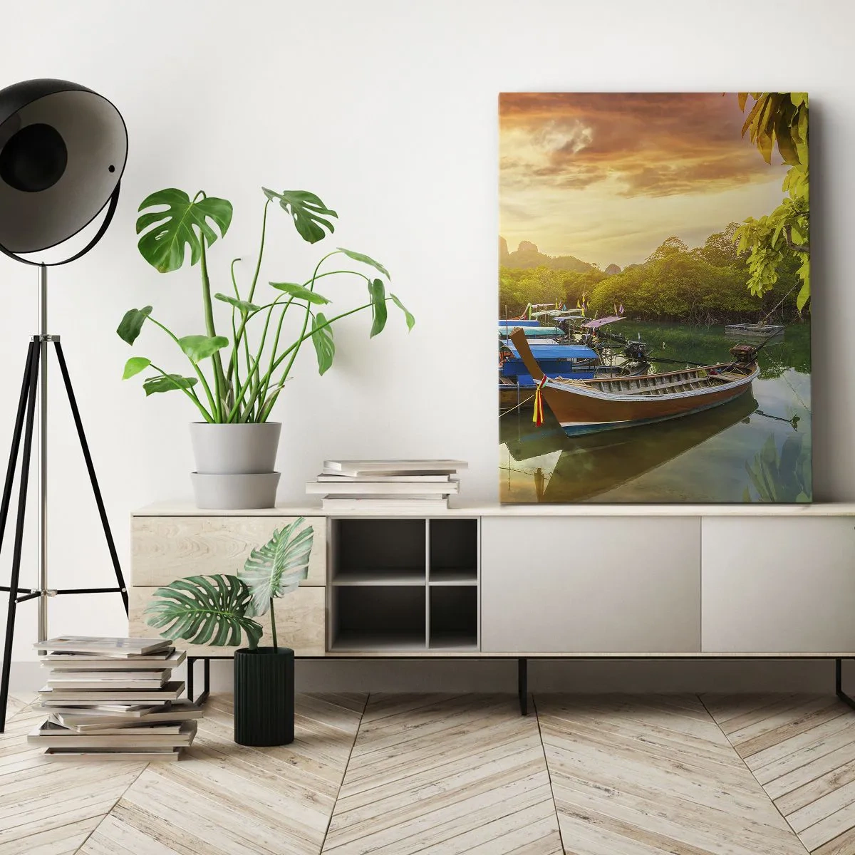 Quadro em tela - Antes de um dia agitado - 50x70 cm