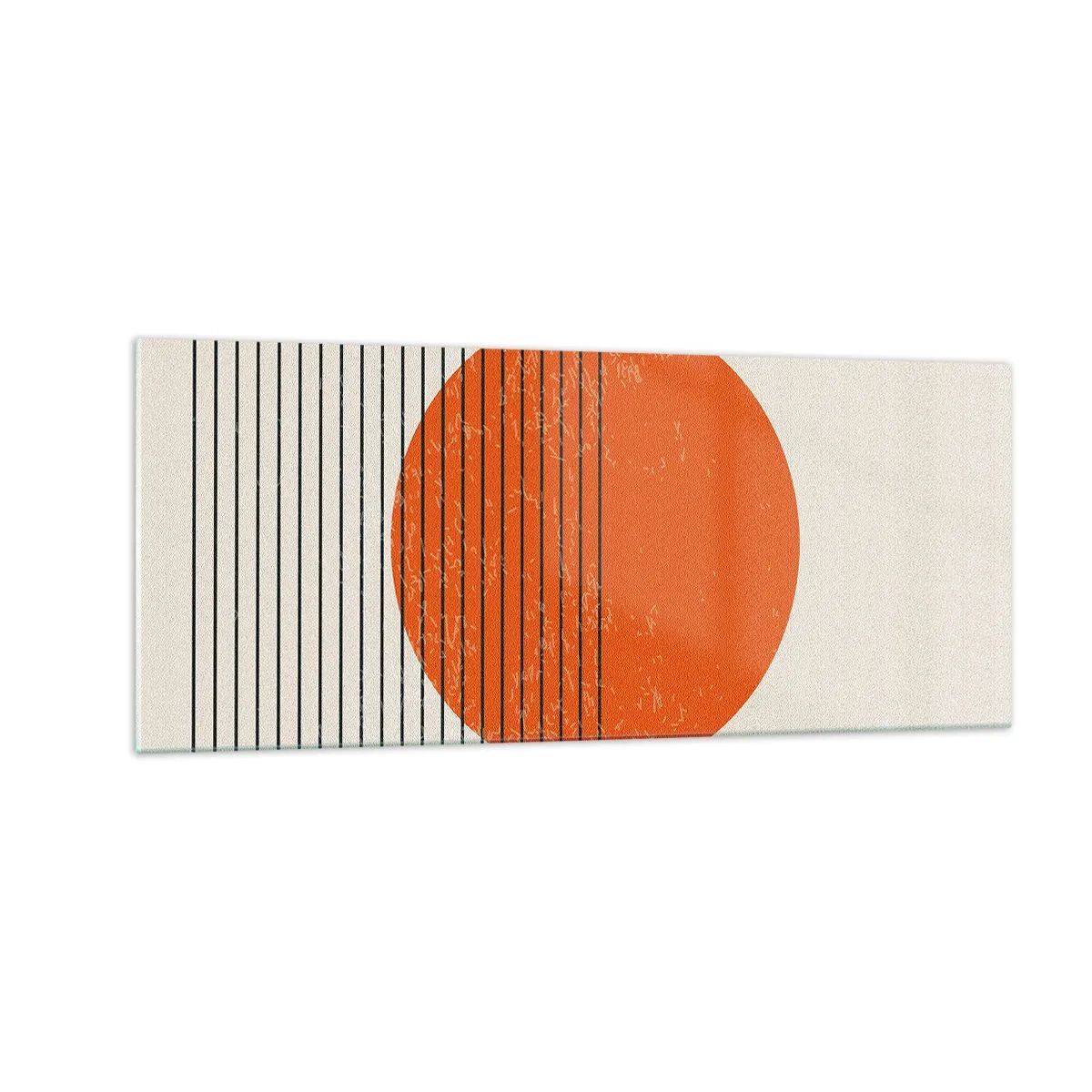 Quadro em vidro - Sempre sol - 100x40 cm