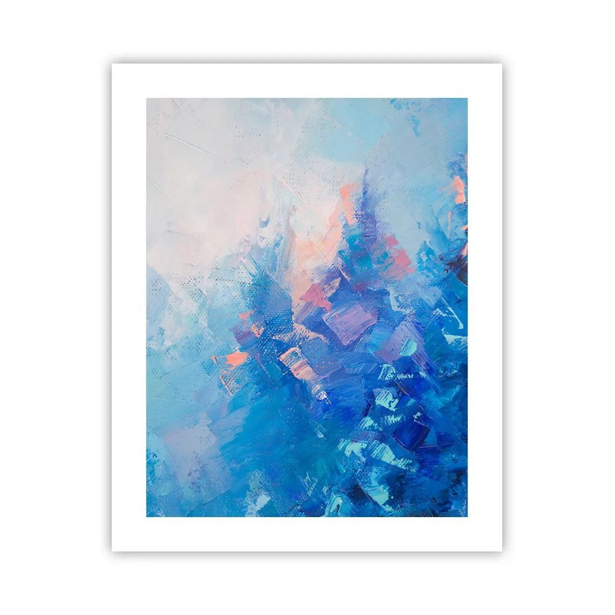 Pôster - Abstração de inverno - 40x50 cm