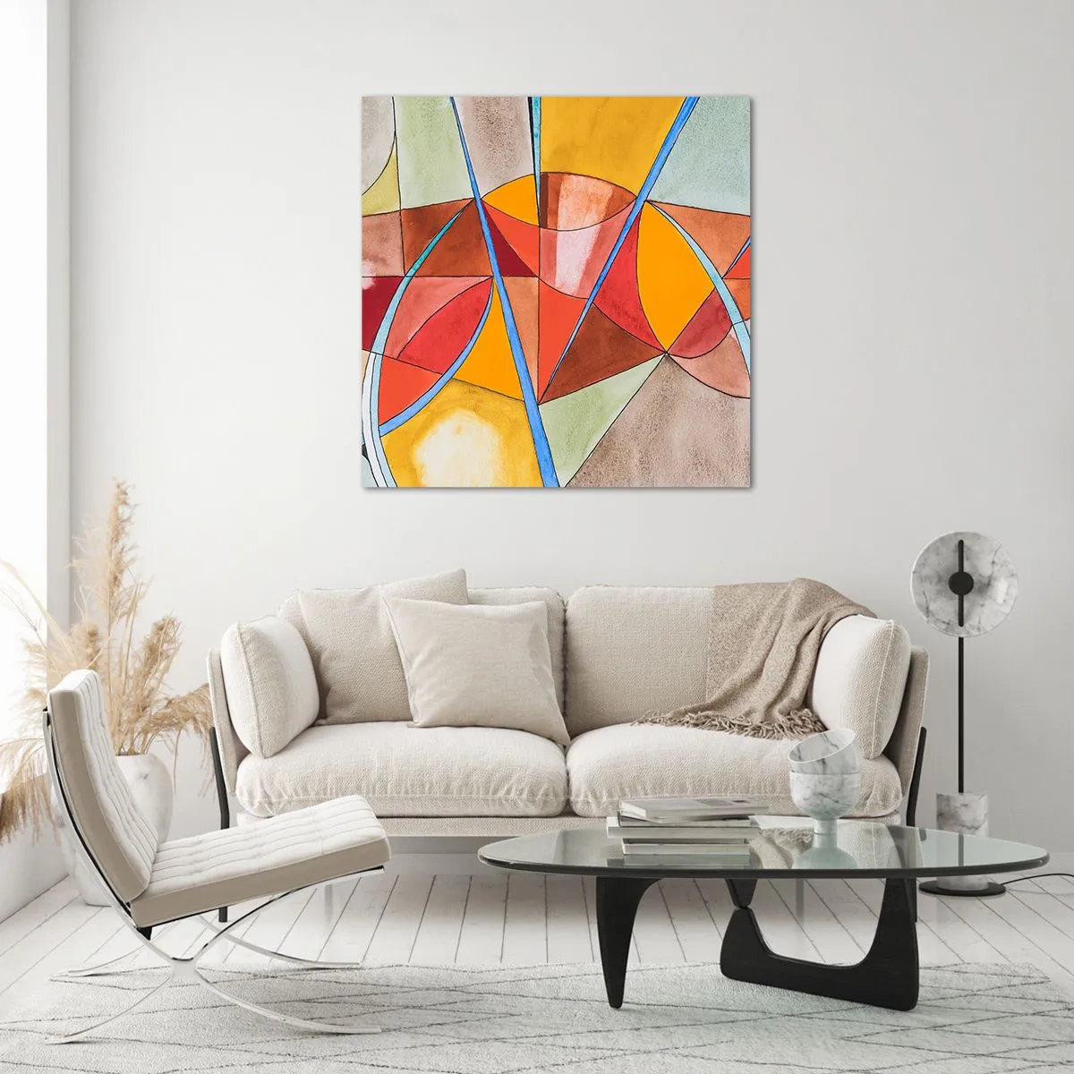 Quadro em vidro - Carrossel, carrossel dos sonhos - 30x30 cm