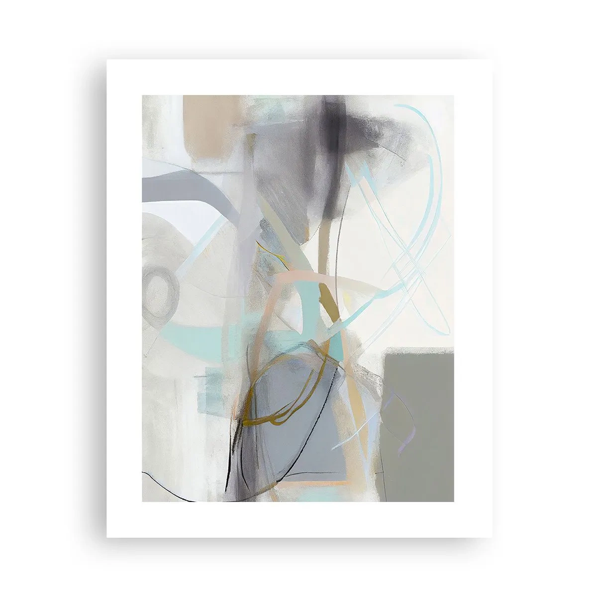 Pôster - Abstração enevoada - 40x50 cm