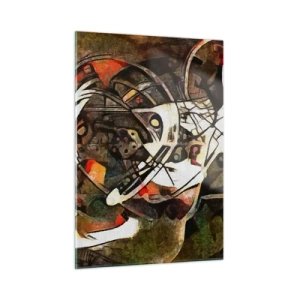 Quadro em vidro - Consegue ouvir o movimento? - 50x70 cm