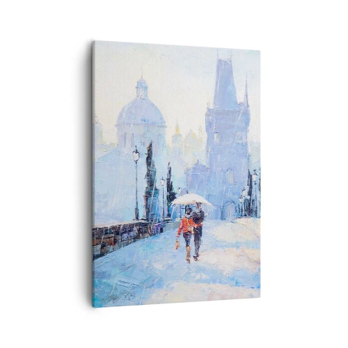 Quadro em tela - A chuva deve ter nos encantado - 50x70 cm