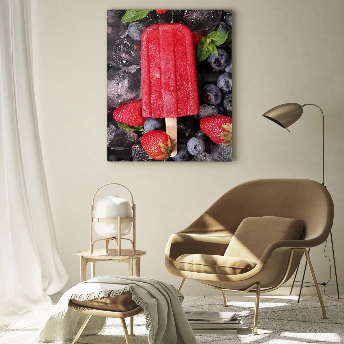 Quadro em vidro - O sabor de um verão quente - 70x100 cm