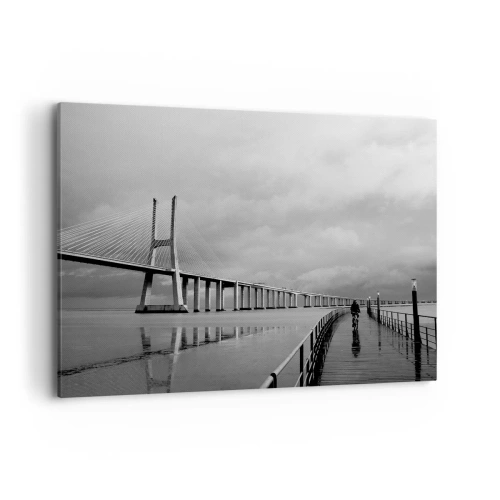 Quadro em tela - Cada um com o que merece - 100x70 cm
