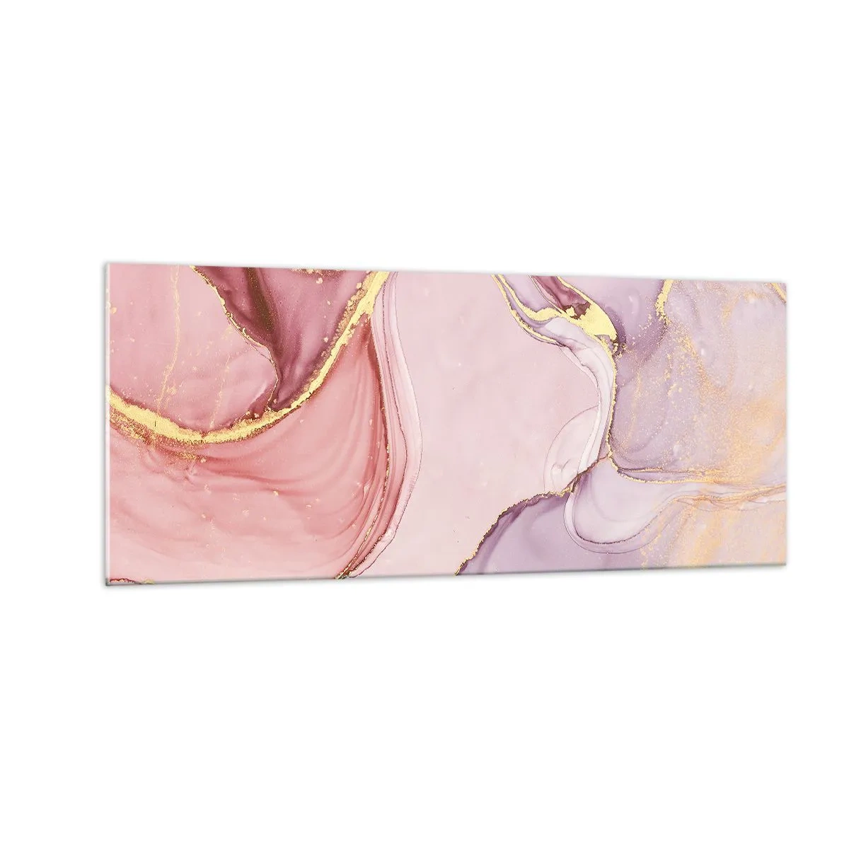 Quadro em vidro - Carícia das cores - 100x40 cm