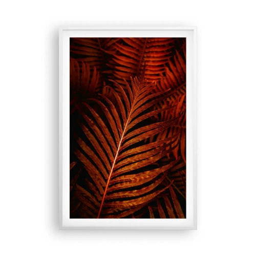 Pôster em moldura branca - O calor da vida - 61x91 cm