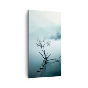 Quadro em tela - Da água e da neblina - 65x120 cm