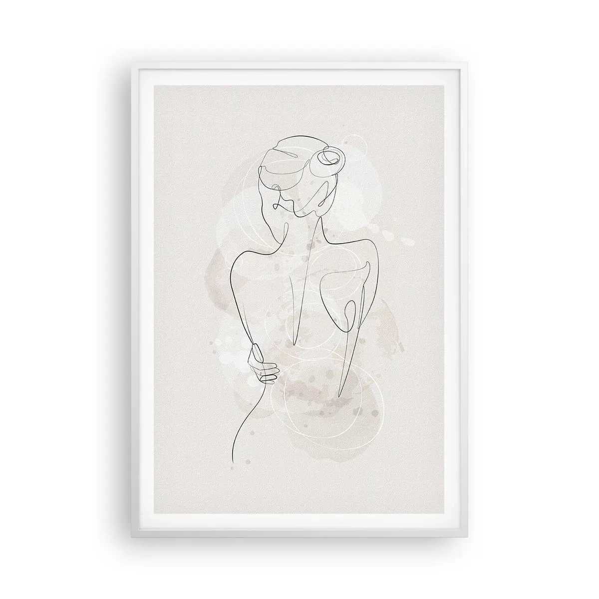 Pôster em moldura branca - Como um instrumento sensível - 70x100 cm