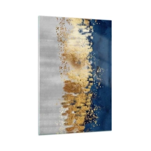 Quadro em vidro - Uma composição moderna com brilho - 70x100 cm