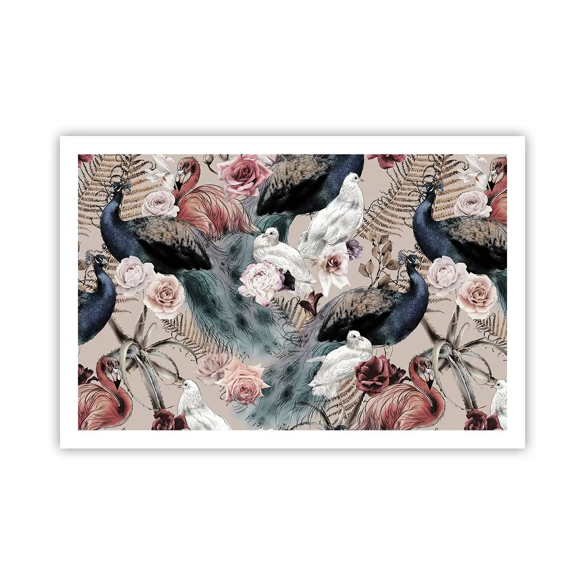 Pôster - No jardim do palácio - 91x61 cm