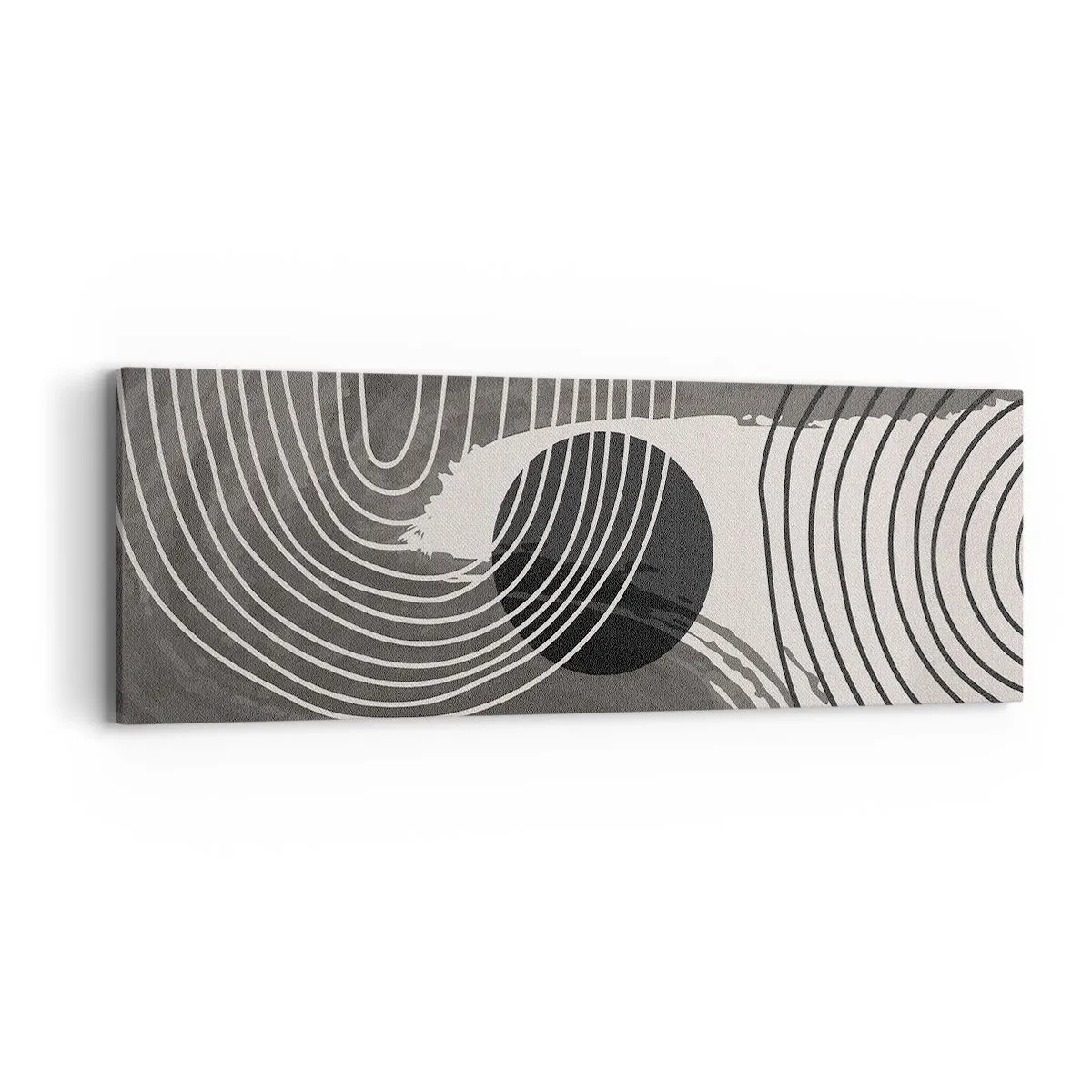 Quadro em tela - O oval vence - 90x30 cm