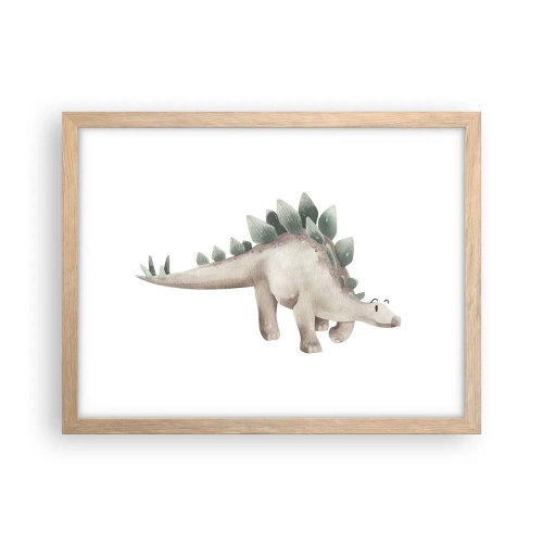 Pôster com moldura de carvalho claro - Seu amigo - 40x30 cm