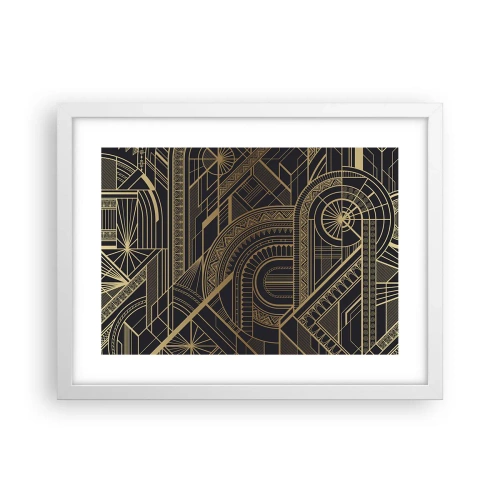 Pôster em moldura branca - Conceitos, ideias, planos - 40x30 cm