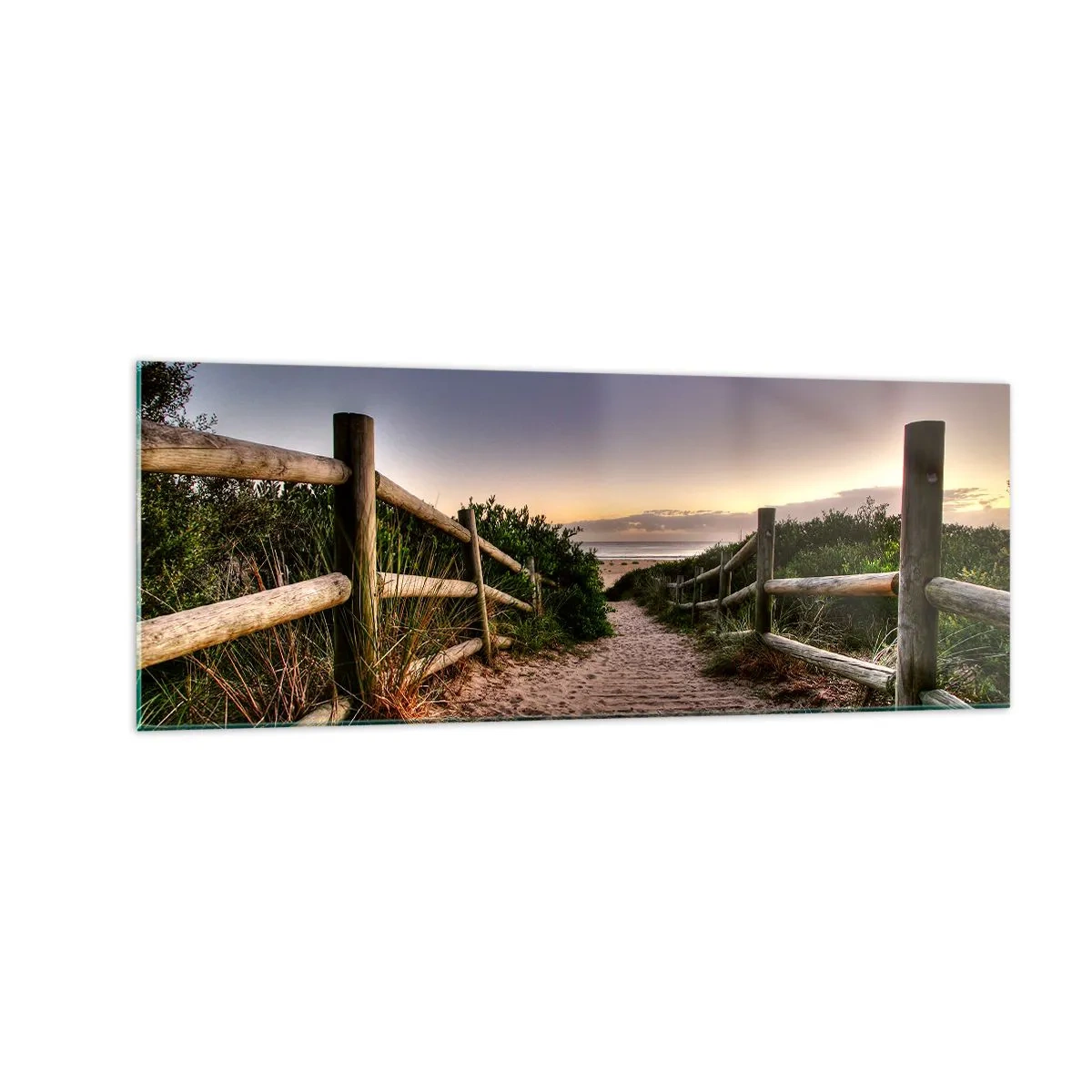 Quadro em vidro - O objetivo já está claro - 140x50 cm