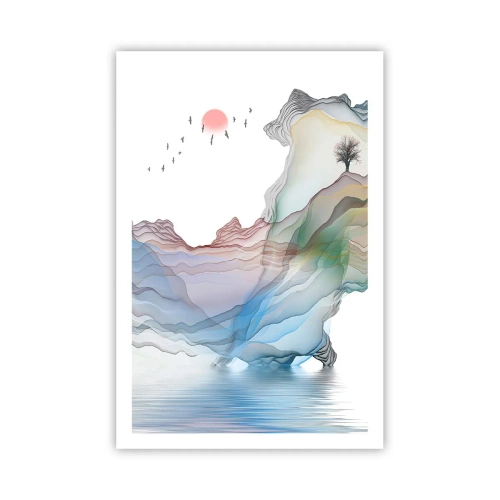 Pôster - Em direção às montanhas de cristal - 61x91 cm