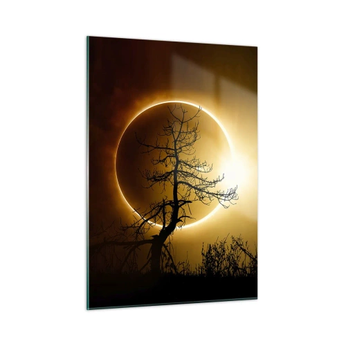 Quadro em vidro - Eclipse total - 50x70 cm