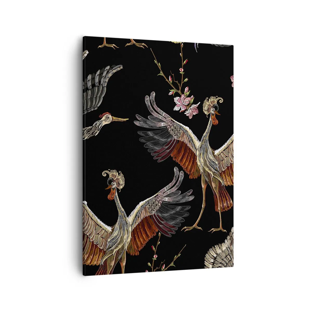 Quadro em tela - O pássaro de conto de fadas - 50x70 cm