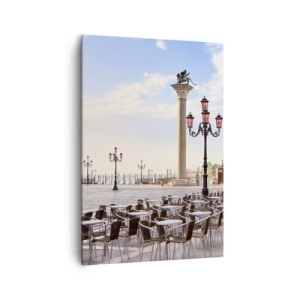 Quadro em tela - Bem-vindo, está tudo pronto - 70x100 cm