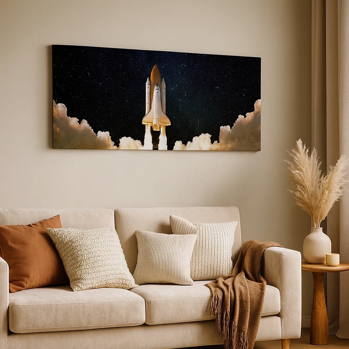 Quadro em tela - Ad astra! - 30x30 cm