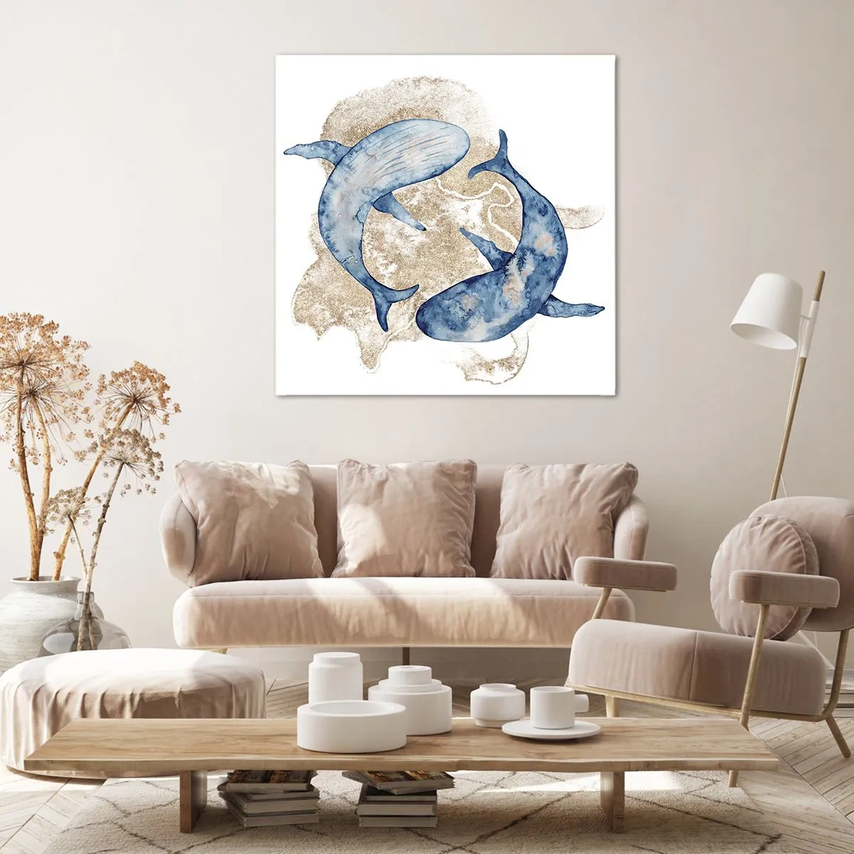 Quadro em tela - Amizade ou amor? - 70x70 cm