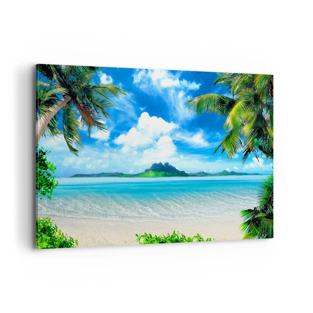 Quadro em tela - O azul dos trópicos - 120x80 cm