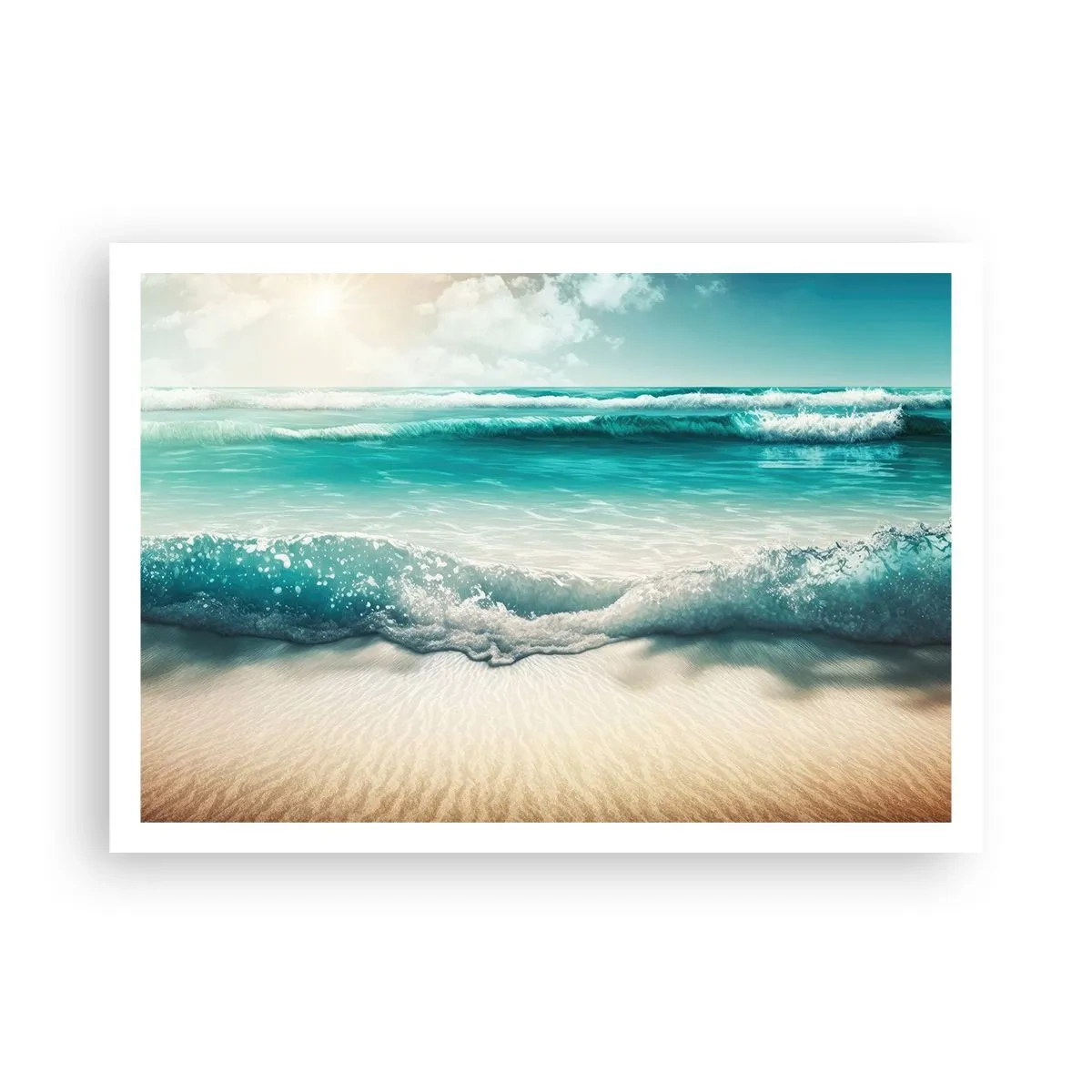 Pôster - A paz do oceano - 100x70 cm