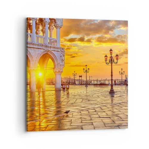 Quadro em tela - Onde está todo mundo? - 70x70 cm
