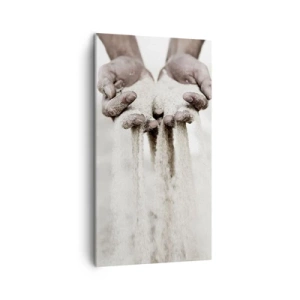 Quadro em tela - Com estas mãos… - 45x80 cm