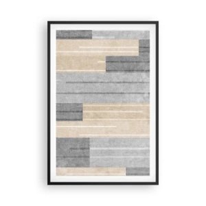 Pôster com moldura preta - Composição: mantenha vertical - 61x91 cm