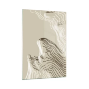 Quadro em vidro - Topografia da arte - 50x70 cm