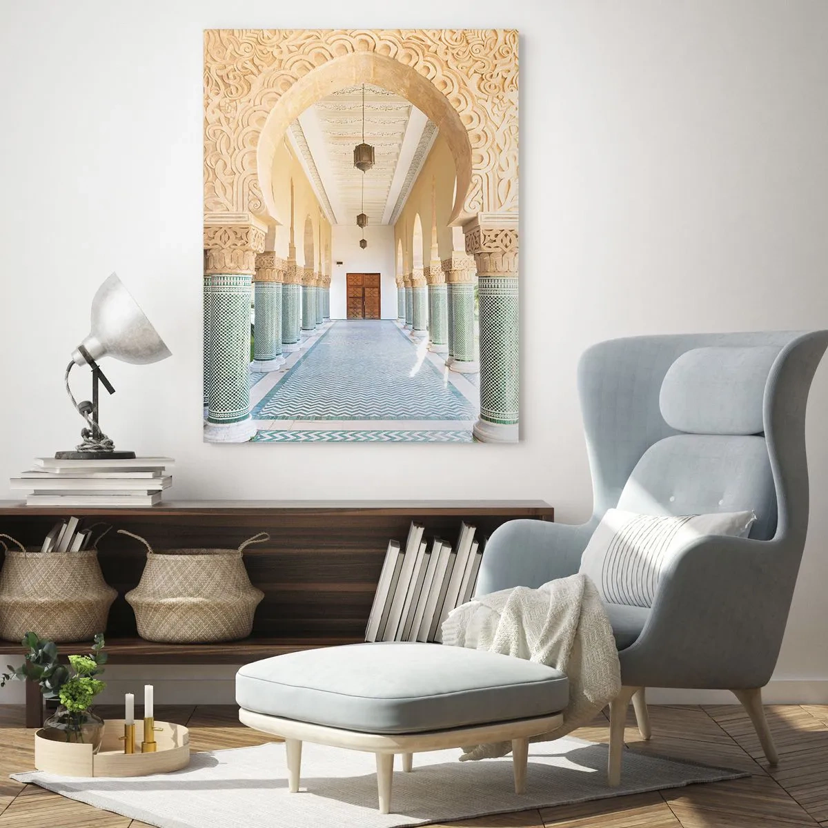 Quadro em vidro - Das histórias de Scheherazade - 70x100 cm