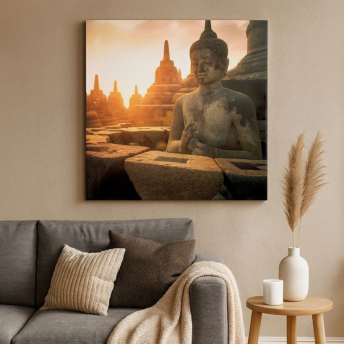 Quadro em tela - Clima de grande sabedoria - 30x30 cm