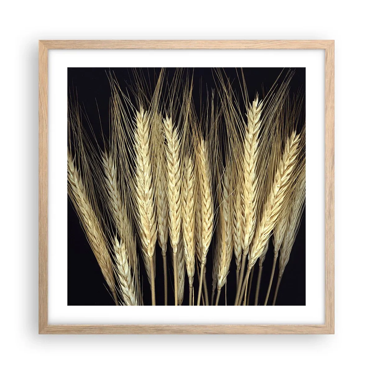 Pôster com moldura de carvalho claro - Magia rústica - 50x50 cm